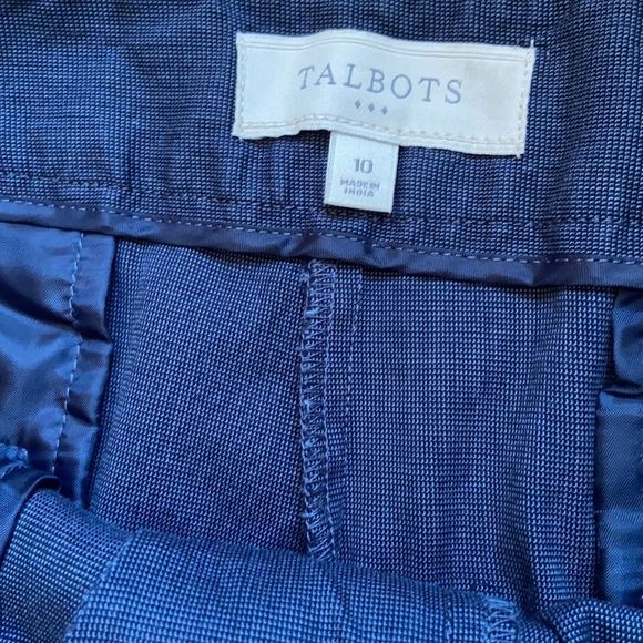 TALBOTS Blue Heritage Bootcut Trouser Pants - Picture 10 of 12
